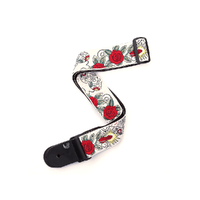 D'Addario Woven Guitar Strap, Dia de los Muertos