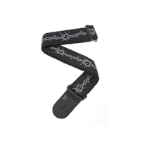 D'Addario Woven Guitar Strap, Barbed Wire