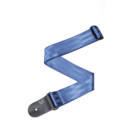 D'Addario Seat Belt Guitar Strap, Blue 50mm