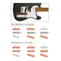 Aria 615-MK2 Nashville Electric Guitar in Black Diamond Gloss Finish