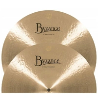 Meinl Cymbals B16MH  Byzance 16-Inch Traditional Medium  Hi-Hat Cymbal Pair 