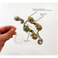 Big Bang Tone Custom Upgrade Prewired Harness Kit for Gibson SG