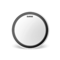 Evans EMAD Coated White Bass Drum Head, 18 Inch