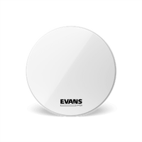 Evans MS1 White Marching Bass Drum Head, 18 Inch