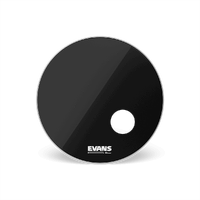 Evans EQ3 Resonant Black Bass Drum Head, 22 Inch