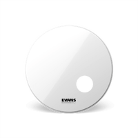Evans EQ3 Resonant Smooth White Bass Drum Head, 24 Inch