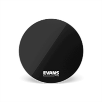 Evans MX2 Black Marching Bass Drum Head, 32 Inch