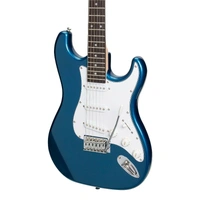 Casino ST-Style Electric Guitar  (Metallic Blue) W/ Bag and Strap