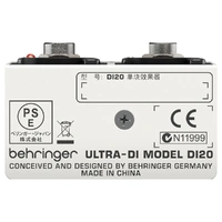 The Behringer Professional Active 2-Channel Ultra-DI DI20 DI Box/Splitter
