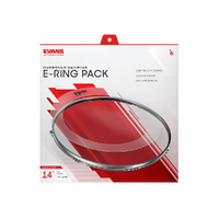 Evans 1.5 Inch E-Ring 10 Pack, 14 Inch