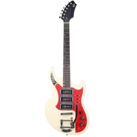 Eastwood "Sharkbite" Fyrbyrd Electric Guitar - Vintage White