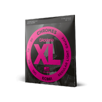 D'Addario ECB81 Chromes Bass Guitar Strings, Light, 45-100, Long Scale
