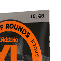 D'Addario EHR310 Half Round Electric Guitar Strings, Regular Light, 10-46