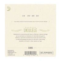 D'Addario EJ88C Nyltech Ukulele Strings, Concert