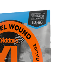 D'Addario EKXL110 Nickel Wound Electric Guitar Strings, Regular Light, Reinforced, 10-46