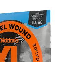 D'Addario ESXL110 Nickel Wound Electric Guitar Strings, Regular Light, Double Ball End, 10-46