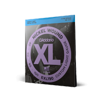 D'Addario EXL190 Nickel Wound Bass Guitar Strings, Custom Light, 40-100, Long Scale