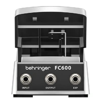 The Behringer Heavy-Duty FC600V2 Volume And Expression Foot Pedal