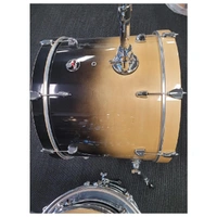 Dixon Fuse Maple 418 Series 4-Pce Drum Kit with Hardware Nat black Burst