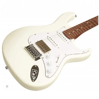 Cort G260CS Electric Guitar Olympic White - Roasted Maple Neck