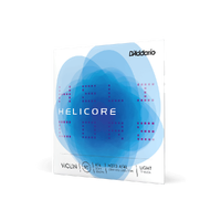 D'Addario Helicore Violin Single A String, 4/4 Scale, Light Tension