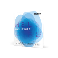 D'Addario Helicore Violin Single D String, 4/4 Scale, Heavy Tension