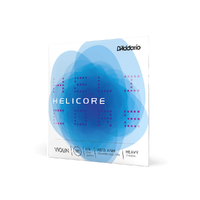 D'Addario Helicore Violin Single G String, 4/4 Scale, Heavy Tension