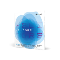 D'Addario Helicore Octave Violin Single A String, 4/4 Scale, Medium Tension