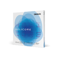 D'Addario Helicore Cello String Set, 4/4 Scale, Heavy Tension