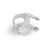 D'Addario H-Ligature & Cap, Bass Clarinet, Silver