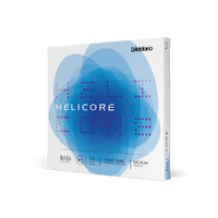 D'Addario Helicore Pizzicato Bass String Set, 3/4 Scale, Medium Tension