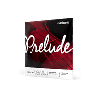 D'Addario Prelude Violin String Set, 1/4 Scale, Medium Tension