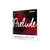 D'Addario Prelude Violin Single A String, 4/4 Scale, Heavy Tension