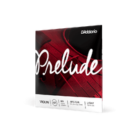 D'Addario Prelude Violin Single A String, 4/4 Scale, Light Tension