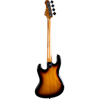 Jet JJB-300 4-String Bass Guitar with Maple Fretboard – Sunburst