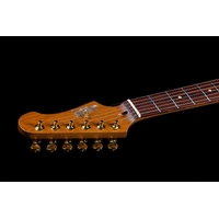 JET JS-380-BK-G Electric Guitar - Black with Gold Hardware