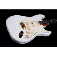 JET JS-380-OW-G Electric Guitar - Olympic White  with Gold Hardware