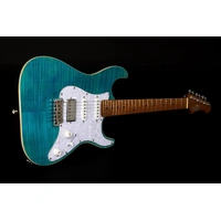 Jet JS-450-OBL  Electric Guitar - Flamed Top - Ocean Blue