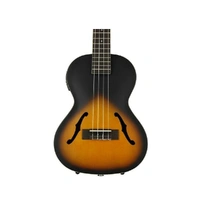 Kala  KA-JTE-2TS Tenor Archtop Acoustic / Electric Ukulele w/Case Sunburst