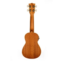 KALA KA-SE Mahogany Soprano Ukulele, Aquila Strings Acoustic / Electric with EQ