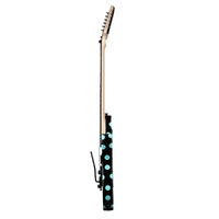 Kramer Electric Guitars Nightswan Mahogany Maple Neck - Black W/ Blue Polka Dot