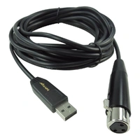 The Behringer Microphone To USB Interface XLR Input Cable Connector