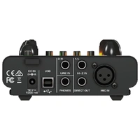 The Behringer Audiophile Ultragain MIC500USB Vacuum Tube Preamplifier