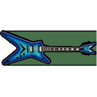 Dean ML SEL F QM OSB  ML Select Quilt Top Electric Guitar – Ocean Burst
