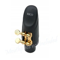  Rico H-Ligature & Cap, Baritone Sax, Gold-plated (fits Graftonite mouthpieces)