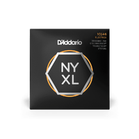 D'Addario NYXLS1046 Nickel Wound Electric Guitar Strings, Regular Light, Double Ball End, 10-46