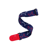 D'Addario Polyester Guitar Strap, Stars & Stripes