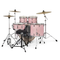 PDP Mainstage 5 Pce Drumkit Pale Rose c/w Hardware & Paiste Cymbals