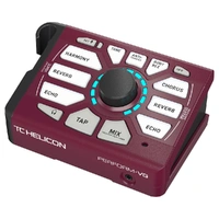 TC Helicon Ultra-Simple Mic-Stand-Mount Perform-VG Burgundy Vocal Processor