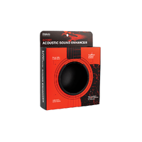 D'Addario O-Port Sound Enhancement for Acoustic Guitar, Large, Black